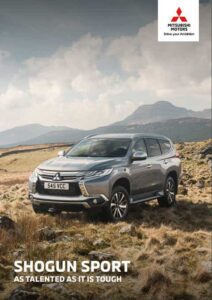 Shogun Sport brochure cover